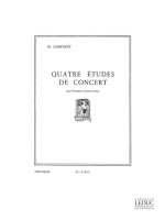 MARIUS CONSTANT: 4 ETUDES DE CONCERT (PERCUSSION & OTHER INSTRUMENT(S))