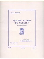 MARIUS CONSTANT: 4 ETUDES DE CONCERT (PERCUSSION & OTHER INSTRUMENT(S))
