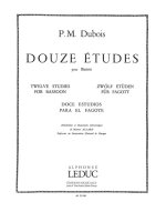 PIERRE MAX DUBOIS: 12 ETUDES (BASSOON SOLO)