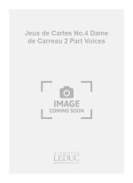 BARILLER JEUX DE CARTES NO.4 DAME DE CARREAU 2 PART VOICES BOOK