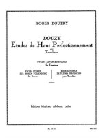 ROGER BOUTRY: 12 ETUDES DE HAUT PERFECTIONNEMENT (TROMBONE SOLO)