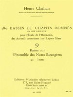 HENRI CHALLAN: 380 FIGURED BASS EXERCISES (9)