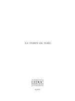 PIERRICK HOUDY: LE TEMPS DE NOEL (CHORAL-MIXED A CAPPELLA) CHANT