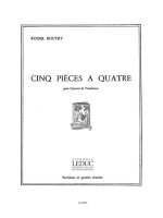 ROGER BOUTRY: 5 PIECES A QUATRE (TROMBONES 4)