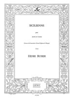 HENRI BUSSER: SICILIENNE OP.60 (FLUTE & PIANO)