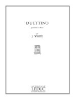 JOHN WHITE: DUETTINO (FLUTE & PIANO)