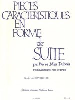 PIERRE MAX DUBOIS: PIECES CARACTERISTIQUES OP.77 NO.4 - A LA HONGROISE (ALTO SAXOPHONE/PIANO)
