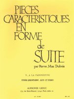 PIERRE MAX DUBOIS: PIECES CARACTERISTIQUES OP.77 NO.4 - A LA PARISIENNE (ALTO SAXOPHONE/PIANO)