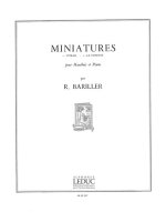 ROBERT BARILLER: MINIATURES (OBOE & PIANO)