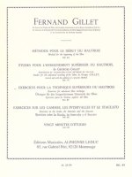 FERNAND GILLET: EXERCISES FOR ADVANCED OBOE TECHNIQUE