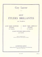 GUY LACOUR: HUIT ETUDES BRILLANTES (SAXOPHONE)