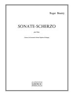 ROGER BOUTRY: SONATE SCHERZO (PIANO SOLO) PIANO