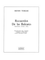 HENRI TOMASI: RECUERDOS DE LAS BALEARES (VERSION 1) (PERCUSSION(S) & PIANO)