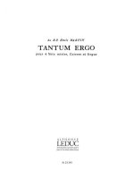 CHARPENTIER JACQUES TANTUM ERGO 4 MIXED VOICES A CAPPELLA