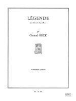 CONRAD BECK: LEGENDE (CLARINET & PIANO)