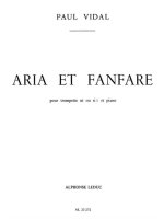 PAUL VIDAL: ARIA ET FANFARE (TRUMPET & PIANO) TROMPETTE
