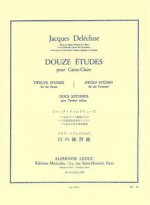 JACQUES DELECLUSE: DOUZE ETUDES POUR CAISSE CLAIRE