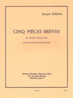 JACQUES DELECLUSE: 5 PIECES BREVES (PERCUSSION(S) & PIANO)