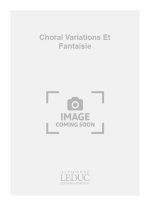 WEBER H. CHORAL VARIATIONS ET FANTAISIE ORGAN BOOK