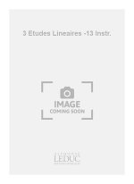 CHARLES CHAYNES: 3 ETUDES LINEAIRES (ENSEMBLE-MIXED 8 OR MORE)