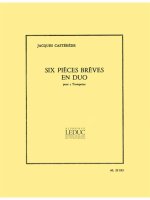JACQUES CASTEREDE: 6 PIECES BREVES EN DUO (TRUMPETS 2)