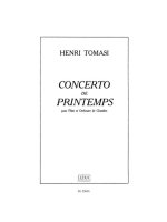 HENRI TOMASI: CONCERTO DE PRINTEMPS (FLUTE & PIANO)