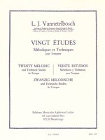 VING ETUDES MELODIQUES ET TECHNIQUES POUR TROMPETTE