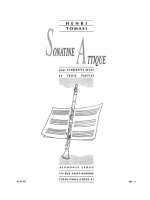 HENRI TOMASI: SONATINE ATTIQUE (CLARINET SOLO)