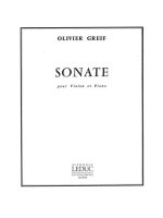 OLIVIER-HARIDAS GREIF: SONATE (VIOLIN & PIANO)