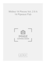 WIDIEZ 14 PIECES VOL. 2 8 A 14 PIPEAUX FAB RECORDER & PERCUSSION BOOK
