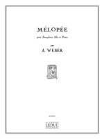 ALAIN WEBER: MELOPEE (SAXOPHONE-ALTO & PIANO)