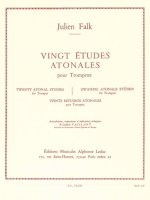JULIEN FALK: 20 ETUDES ATONALES (TRUMPET SOLO) TROMPETTE