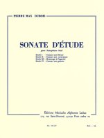 PIERRE MAX DUBOIS: SONATE D'ETUDE (SAXOPHONE SOLO)