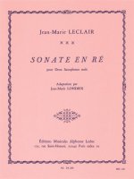 JEAN-MARIE LECLAIR: SONATE IN D MAJOR (SAXOPHONES 2)