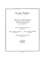GIUSEPPE RUGGIERO :  8 ETUDES ATONALES - CLARINETTE