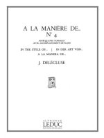 JACQUES DELECLUSE: A LA MANIERE DE...NO.4 (PERCUSSION(S) & PIANO)