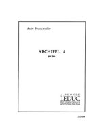 ANDRE BOUCOURECHLIEV: ARCHIPEL IV (PIANO SOLO) PIANO