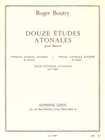 ROGER BOUTRY: 12 ETUDES ATONALES (BASSOON SOLO)
