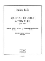 JULIEN FALK: 15 ATONAL STUDIES FOR FLUTE