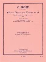 WEBER CARL MARIA VON LEFEBVRE CONCERTINO OP 26 CLARINET & PIANO BOOK