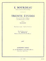 E. BOURDEAU: 30 ETUDES (BASSOON SOLO)