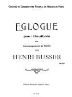 HENRI BUSSER: EGLOGUE OP.63 (OBOE & PIANO)