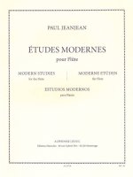 PAUL JEANJEAN - ETUDES MODERNES POUR FLUTE