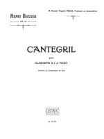 HENRI BUSSER: CANTEGRIL OP.72 (CLARINET & PIANO)