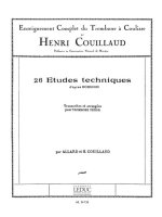 HENRI COUILLAUD: 26 ETUDES TECHNIQUES D'APRES BORDOGNI (TROMBONE SOLO)