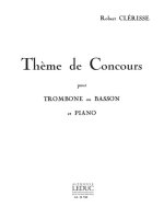 ROBERT CLERISSE: THEME DE CONCOURS (BASSOON & PIANO)