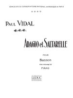 PAUL VIDAL: ADAGIO ET SALTARELLE (BASSOON & PIANO)