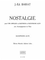 JACQUES ED. BARAT: NOSTALGIE (SAXOPHONE-ALTO & PIANO)