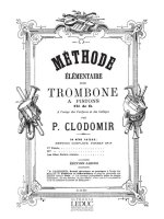 CLODOMIR METHODE ELEMENTAIRE TROMBONE A PISTONS BOOK