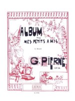 GABRIEL PIERNE: ALBUM POUR MES PETITS AMIS OP.14 (PIANO SOLO) PIANO